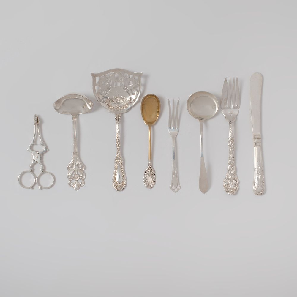 Appraisal: Extensive Group of Silver Flatware Variously marked Comprising A Gorham