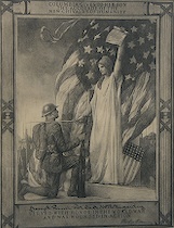 Appraisal: Liberty Print Designed by Edwin Howland Blanshfield American - This