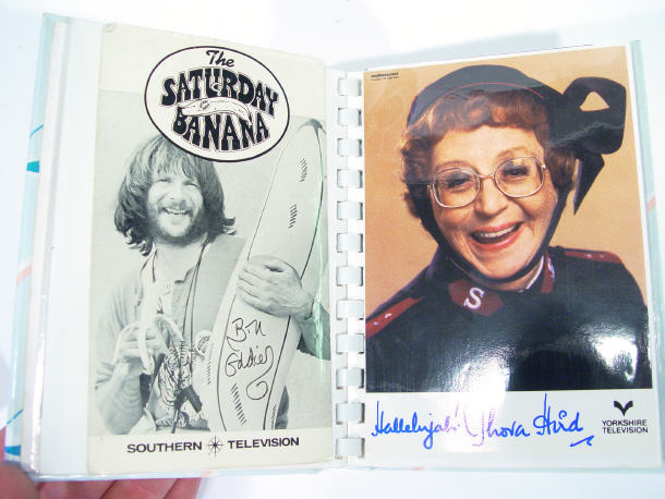 Appraisal: Collection of autographed black and white and colour celebrity photographs