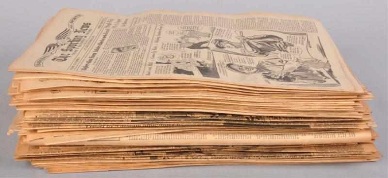 Appraisal: Lot of The Sporting News Newspapers Description Complete run from