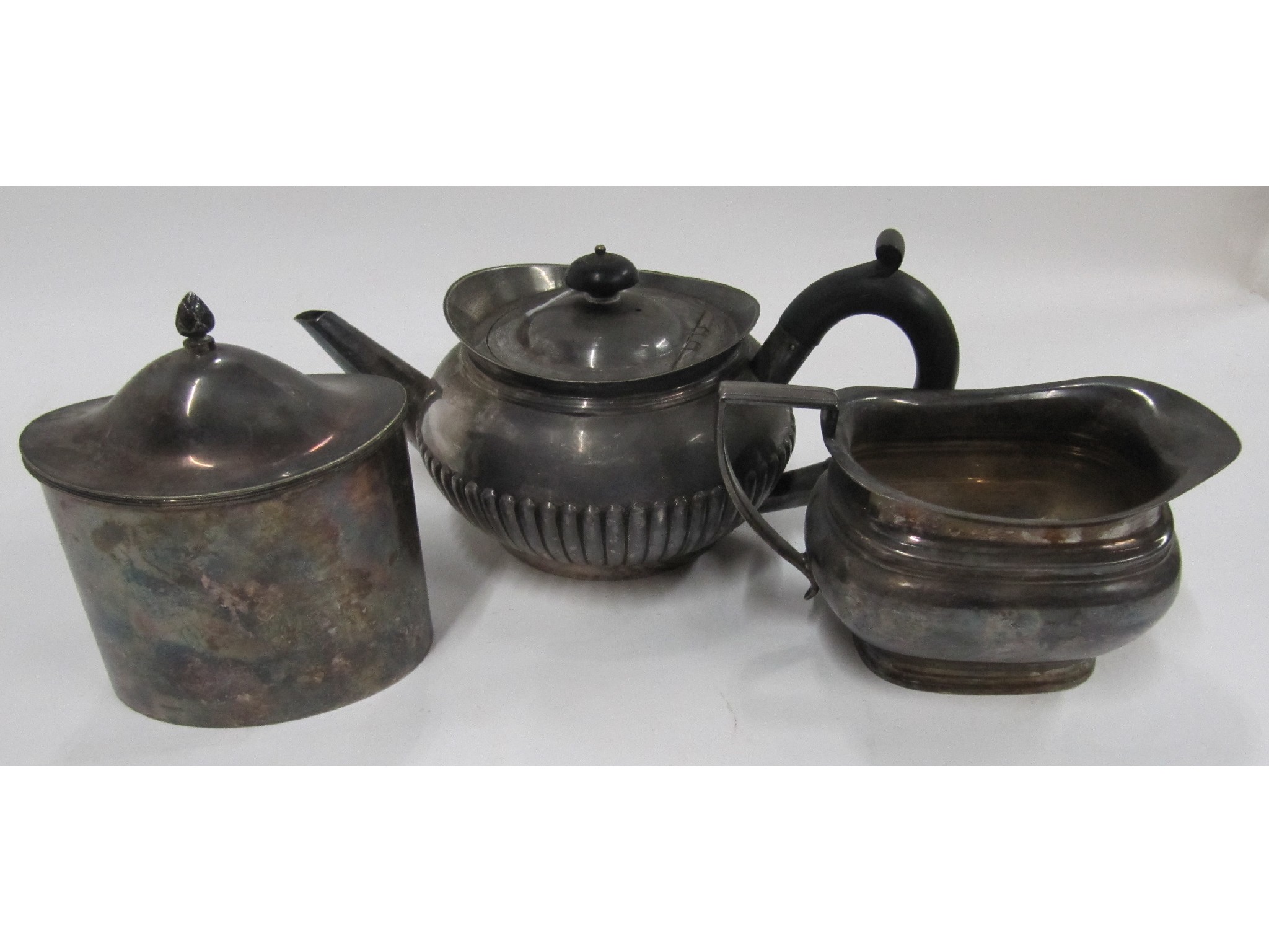 Appraisal: A lot comprising an EP teapot sugar bowl and tea