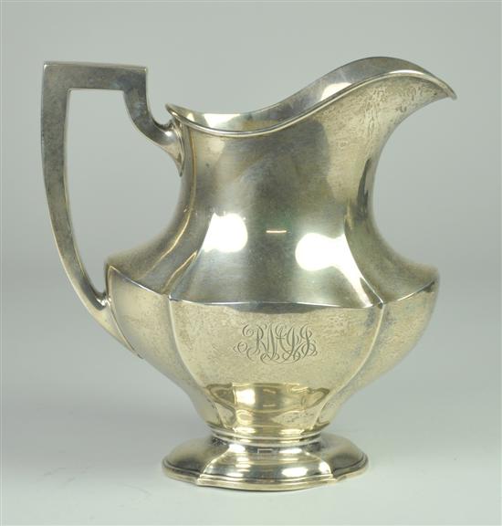 Appraisal: Sterling Water Pitcher In Colonial Revival shape Marked 'Sterling '