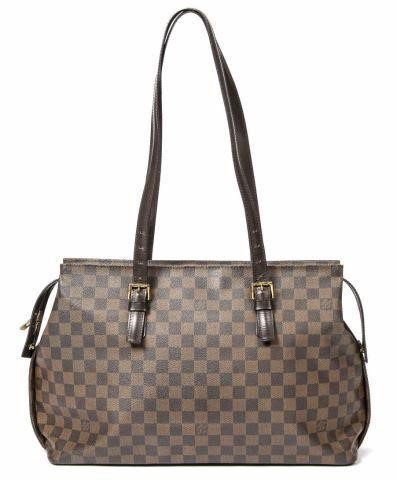 Appraisal: Louis Vuitton Chelsea tote bag in Damier Ebene coated canvas