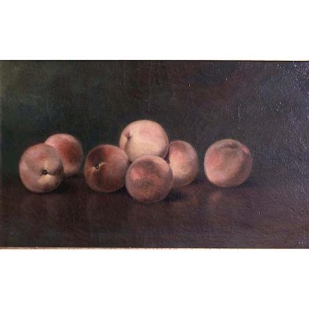 Appraisal: American School th th century Peaches Estimate -