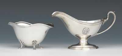 Appraisal: A Gorham Sterling Silver Sauce Boat and Towle Sterling Silver