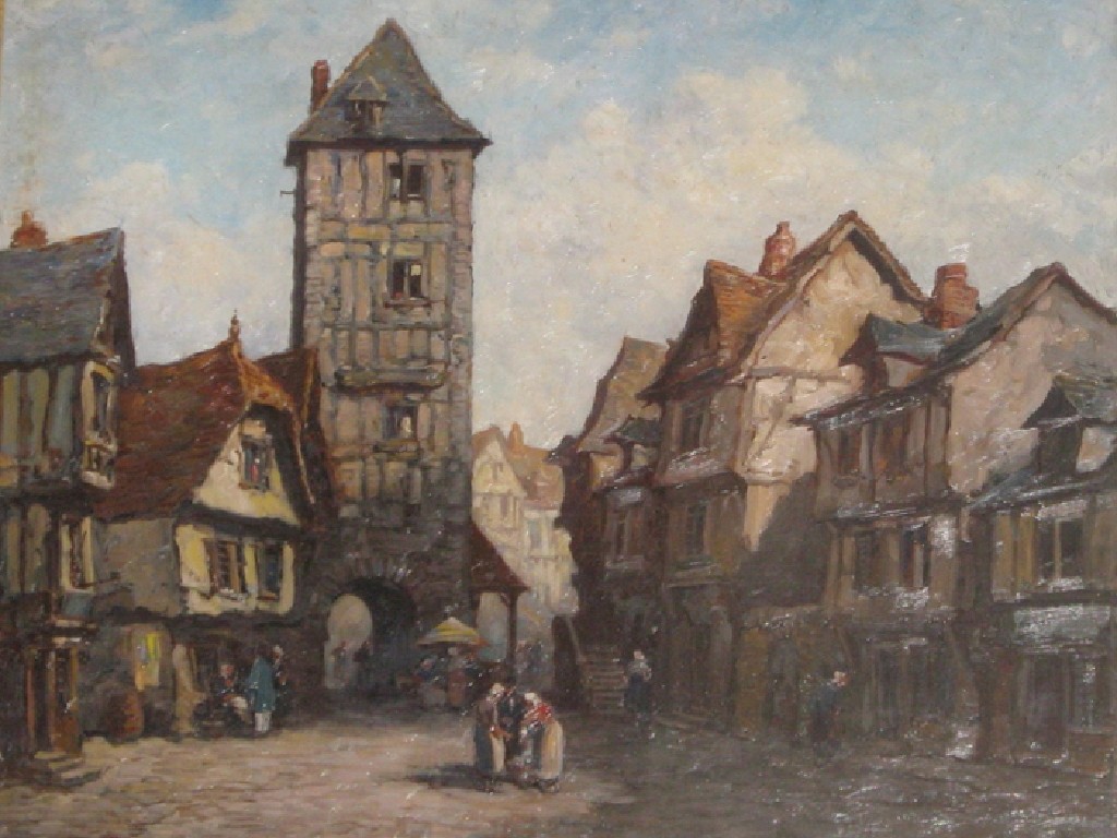 Appraisal: JULES NOEL St Saveur Brittany signed and the title inscribed