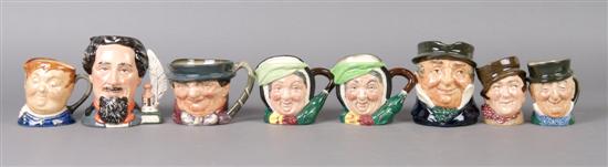 Appraisal: A Group of Eight Royal Doulton Medium Character Jugs Height