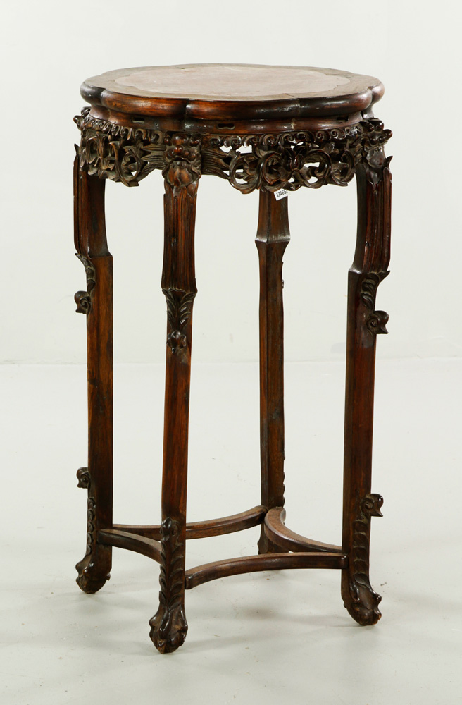 Appraisal: - th C Chinese Rosewood Table th century Chinese table