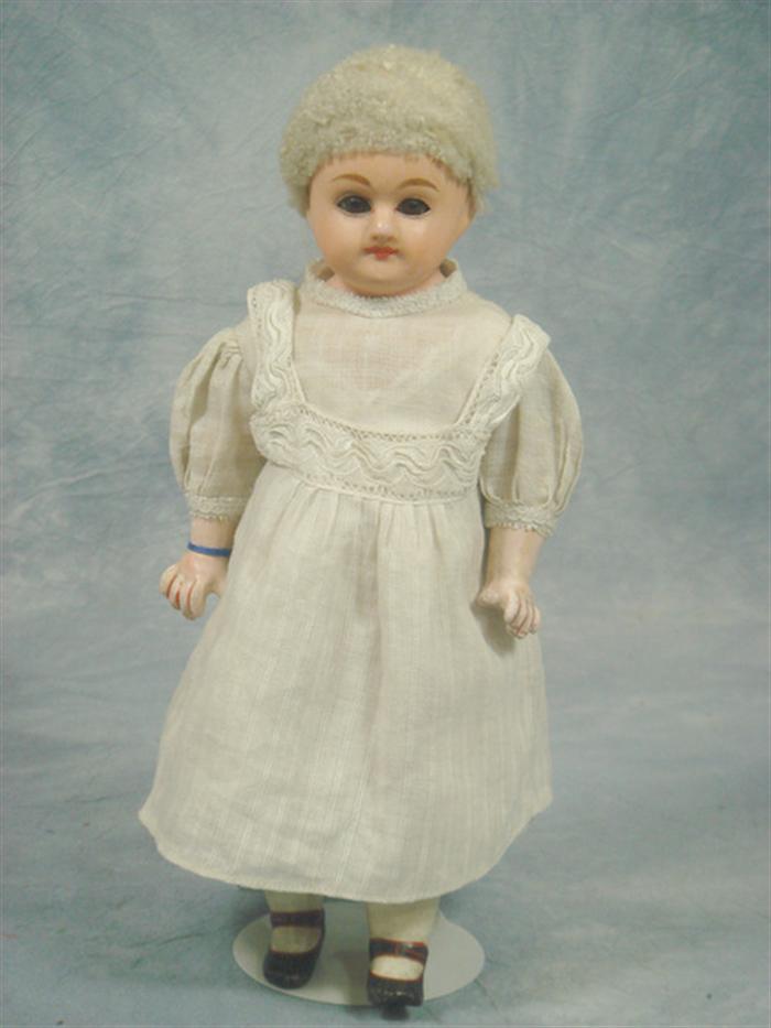 Appraisal: Antique Composition and Cloth Germany marked Doll inches tall marked