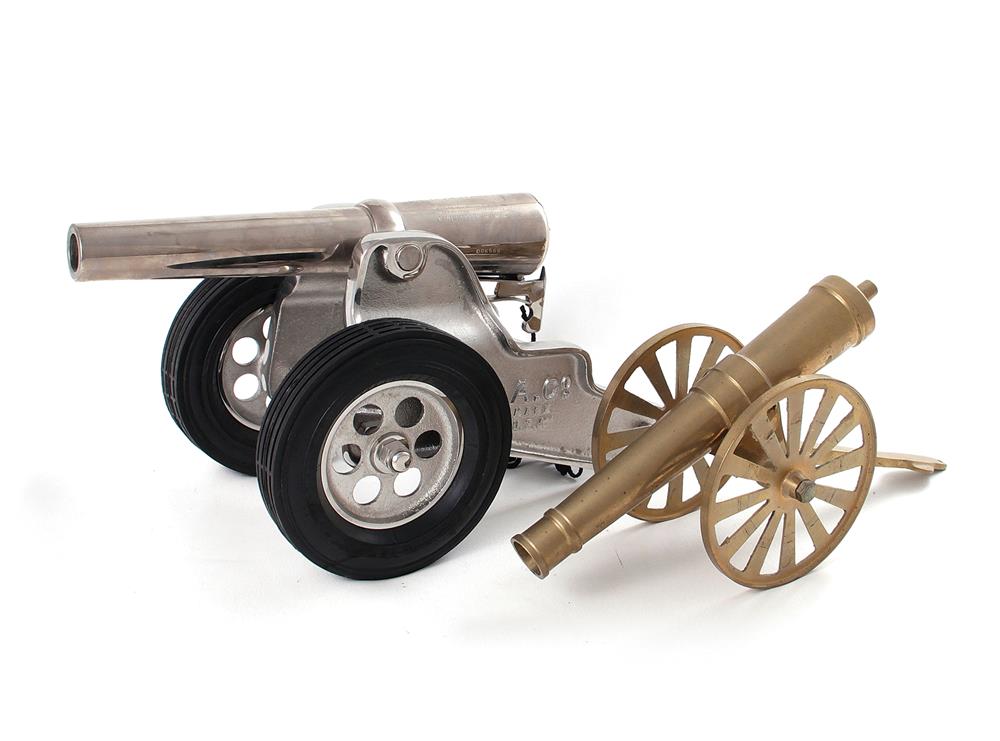 Appraisal: Winchester model signal cannon with rubber tires and another manufactured