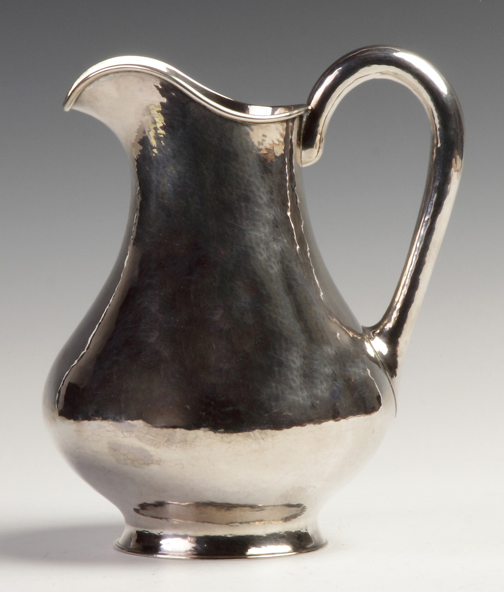 Appraisal: The Kalo Shop Sterling Silver Hand Hammered Water Pitcher Lucius