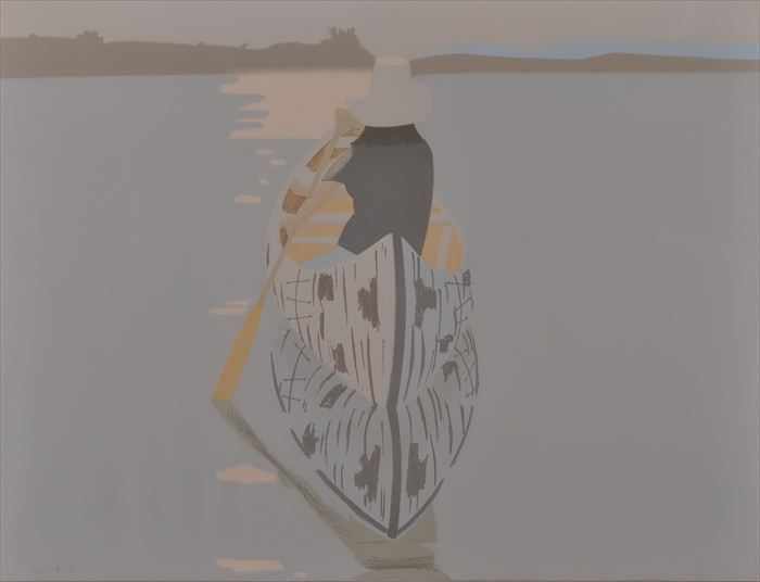 Appraisal: ALEX KATZ b ADA IN A ROWBOAT Lithograph in colors