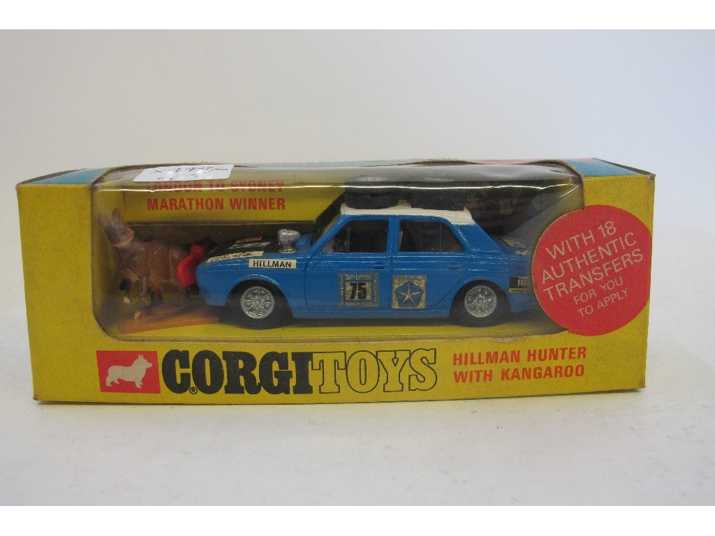 Appraisal: A boxed Corgi Hillman Hunter with kangaroo and applied transfers