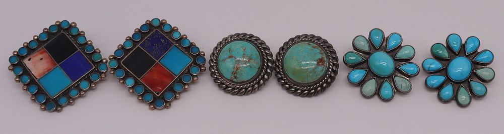 Appraisal: JEWELRY Pair of Frederico Jimenez Ear Clips Includes a pair