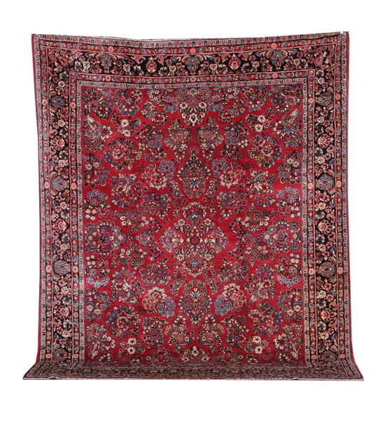 Appraisal: Persian Sarouk carpet circa ' x '