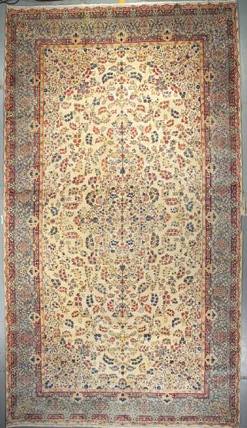 Appraisal: A Kerman carpet South Central Perisa circa size approximately ft