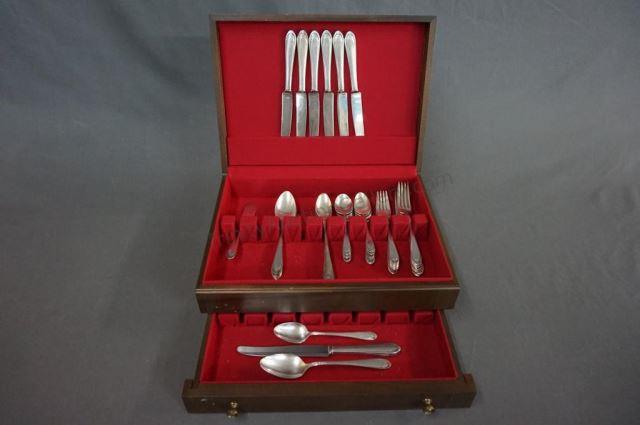 Appraisal: Vintage Rogers Brothers Silverplate Flatware Set 's- 's era Rogers