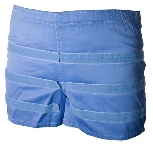 Appraisal: Shuttle In-flight Sleep Shorts A pair of light blue sleep