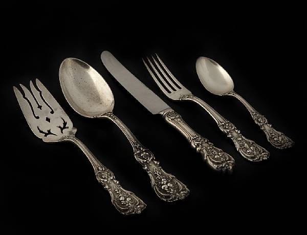 Appraisal: An assembled sterling flatware setReed amp Barton Taunton MAFrancis I