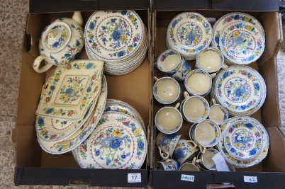 Appraisal: Two trays to include Masons Regency Dinner Ware items to