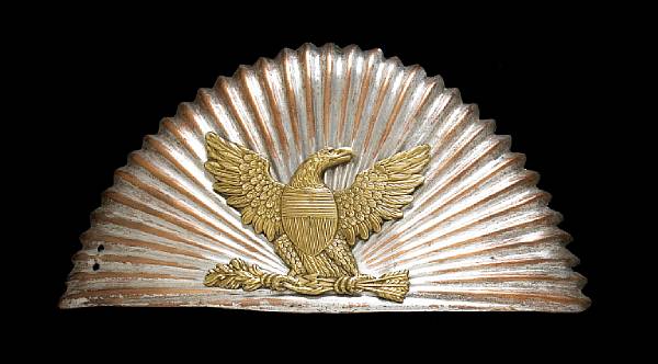 Appraisal: A cap plate for the First Troop Philadelphia City Cavalrycirca