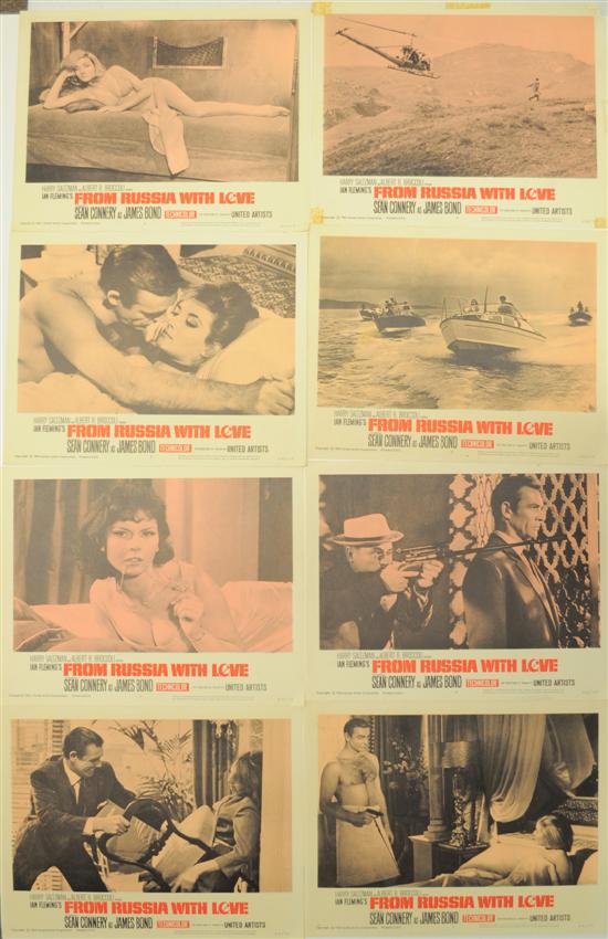 Appraisal: From Russia With Love lobby cards complete set of eight