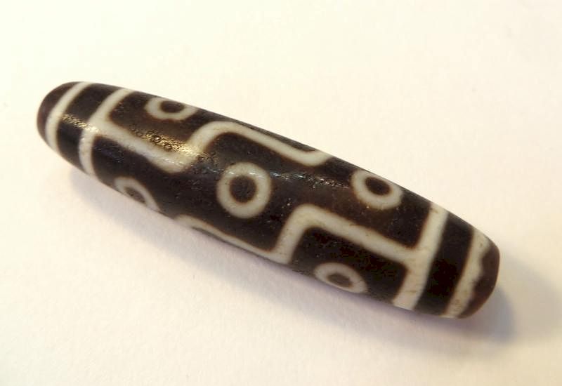 Appraisal: Tian Zhu Dzi Bead Tian Zhu Dzi Bead Description Bead