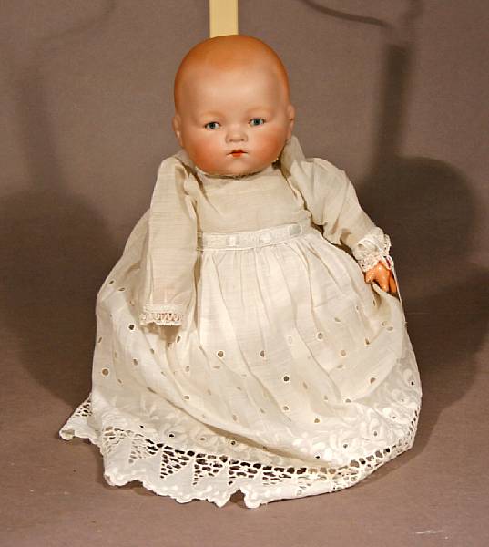 Appraisal: A Kiddiejoy bisque-head baby doll incised A M Germany with