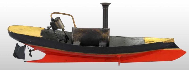 Appraisal: Weeden No Torpedo Steam Hull Boat Toy Description American Boat