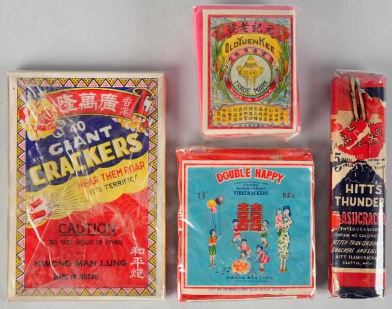 Appraisal: Lot of Firecracker Packs Includes Giant Crackers Double Happy -pack