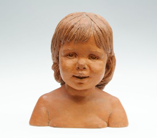 Appraisal: Barbara Tribe - Gizelle terracotta inscribed 'Barbara Tribe FRBS Gizelle