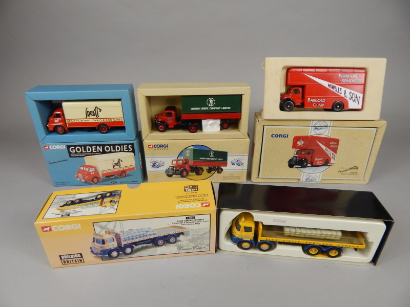 Appraisal: Various Classic Corgi commercial vehicles to include a Howells Son