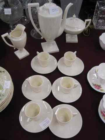 Appraisal: Lenox Porcelain Demitasse Service includes '' pot creamer sugar cups