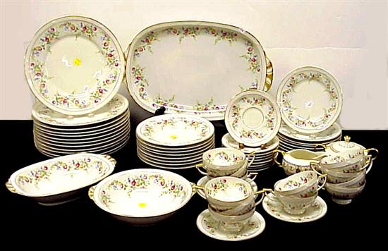 Appraisal: KPM Royal Ivory Springtime partial dinnerware service along with a