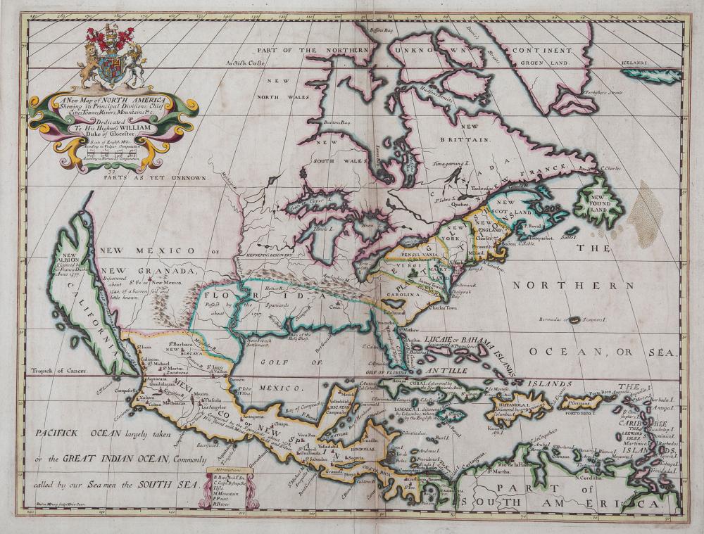 Appraisal: Edward Wells A New Map of North America Shewing its