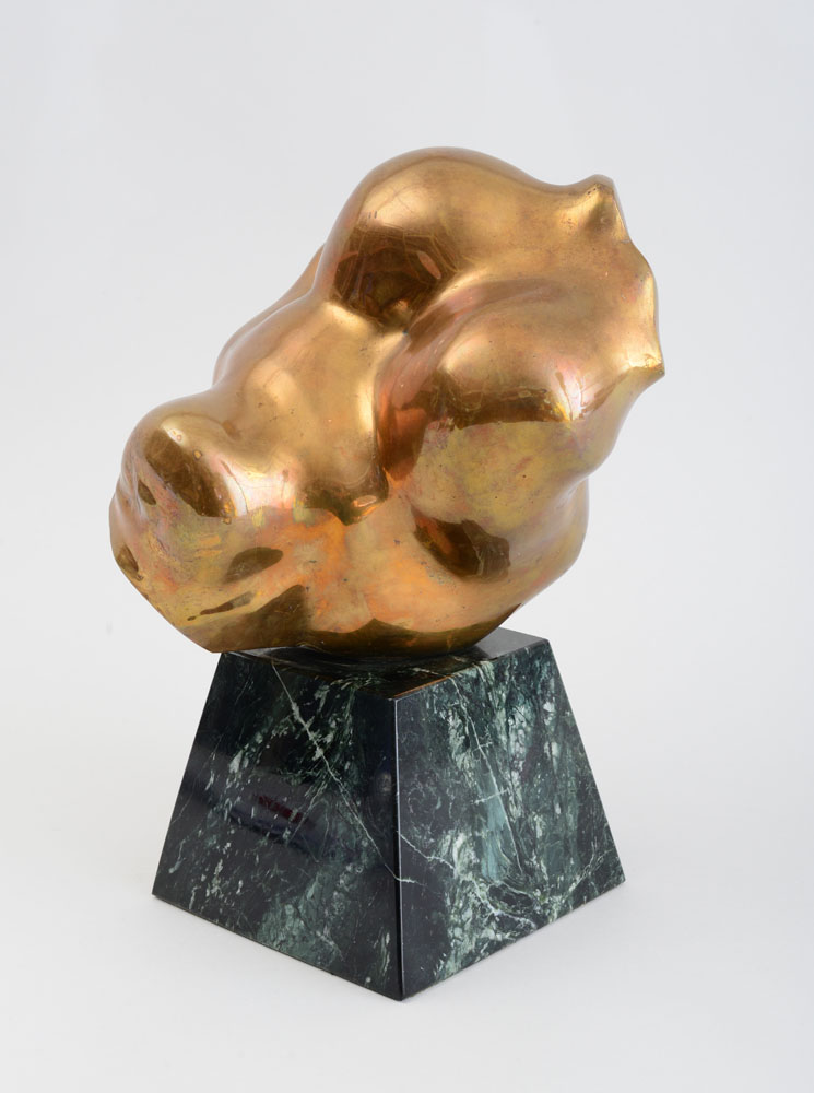 Appraisal: CHAIM GROSS - TUMBLER Bronze with inscribed signature 'Chaim Gross'