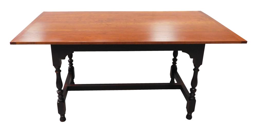 Appraisal: D R Dimes Salisbury Tavern Table figured maple five plank