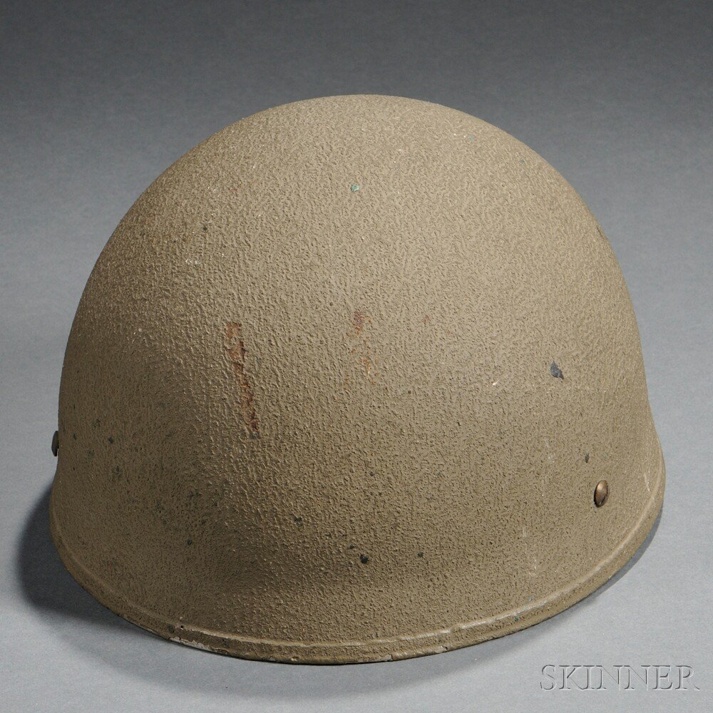 Appraisal: British Third Pattern Paratrooper Helmet c steel shell painted light