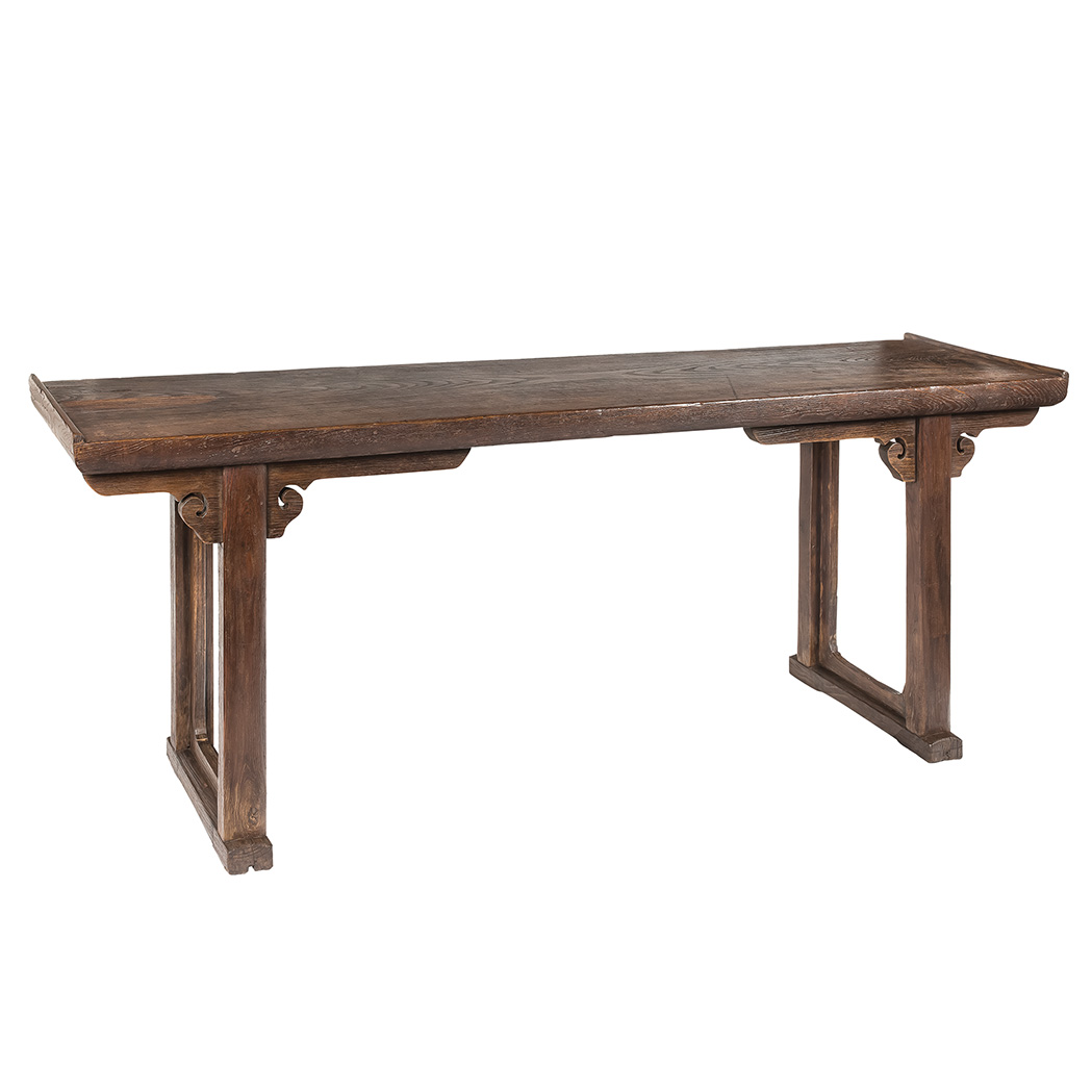 Appraisal: Chinese Hardwood Side Table th Century Height inches width inches