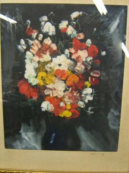 Appraisal: MAURICE DE VLAMINCK after Vase de Fleurs Color heliogravure circa