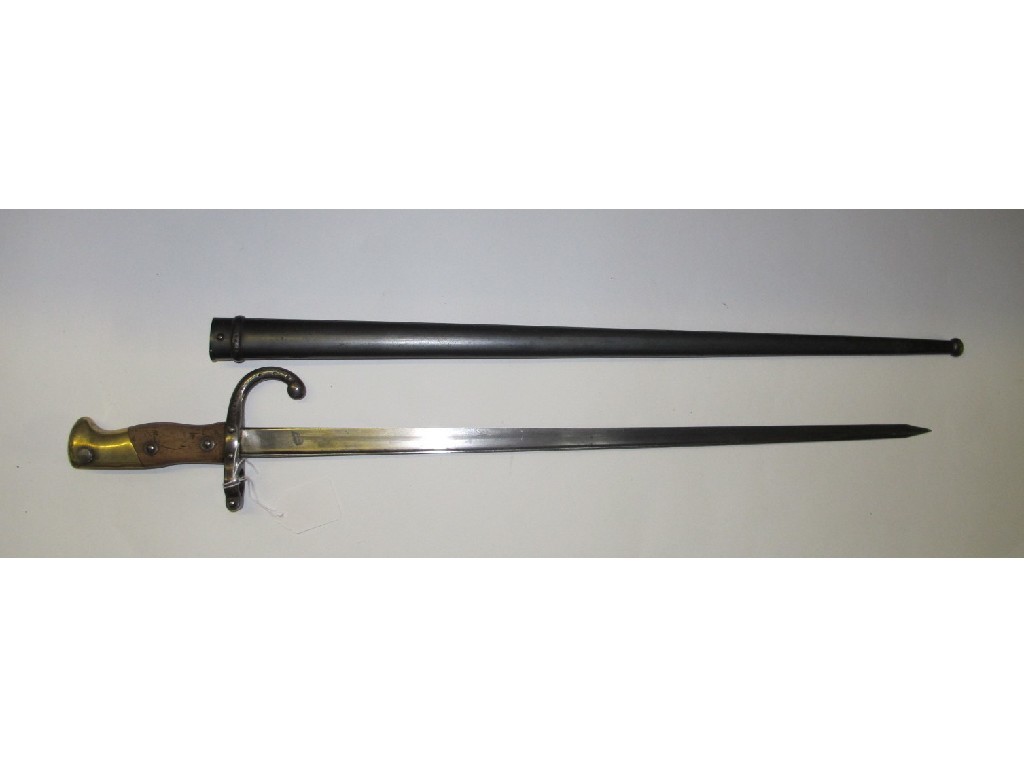 Appraisal: French bayonet in scabbard