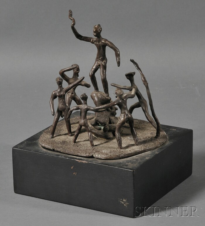 Appraisal: Stanley Brandon Kearl American - Figural Group Unsigned identified on