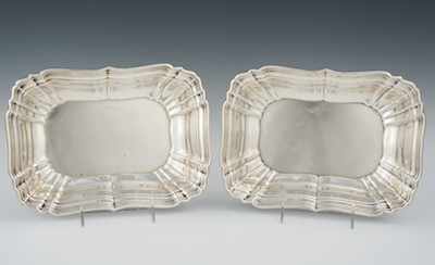 Appraisal: A Pair of Heavy Sterling Silver Deep Dishes by Gorham