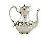 Appraisal: A VICTORIAN COFFEE POT with reeded shoulder and beaded rim