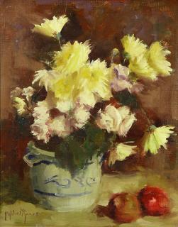 Appraisal: Painting Mildred Thomas Mildred Thomas American th century Still Life