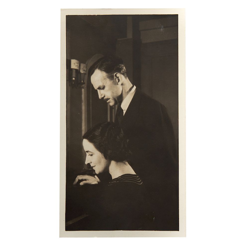 Appraisal: Carl Van Vechten Eugene Carlotta O'Neill Photo Carl Van Vechten