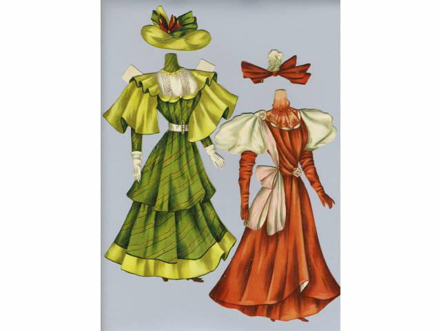 Appraisal: Two Raphael Tuck Belles Paper Dolls Ca Belle of the