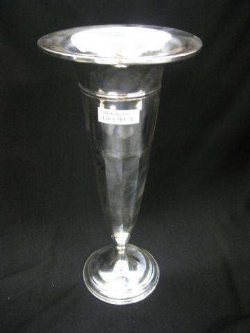 Appraisal: Webster Sterling Silver Trumpet Vase tall