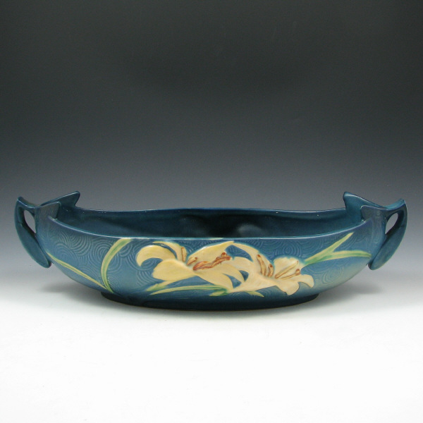 Appraisal: Roseville Zephyr Lily - Console Bowl - Exc Roseville Zephyr