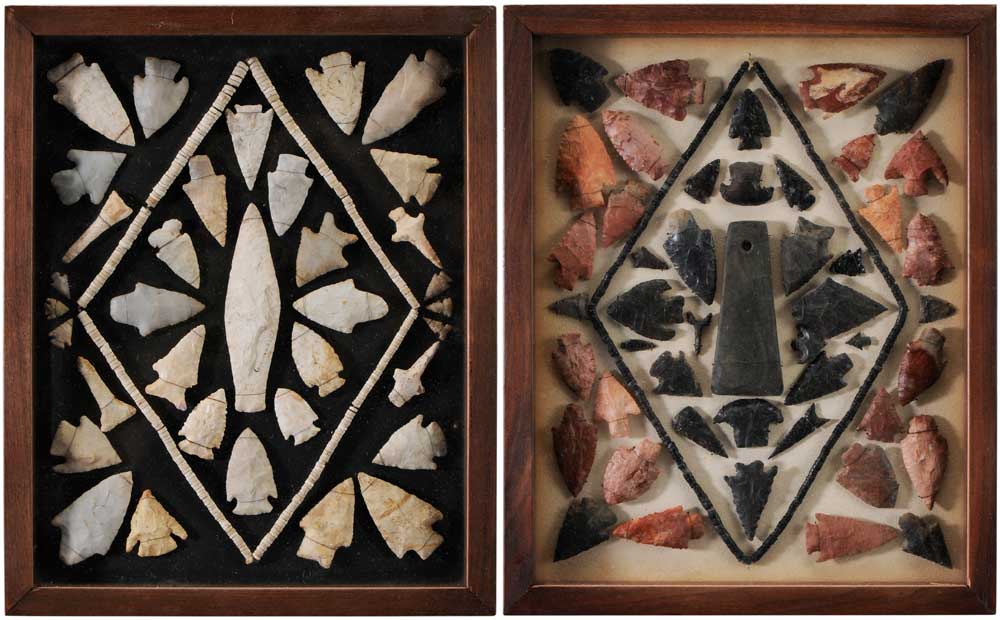 Appraisal: Native American Projectile Points Archaic through Mississippian periods some examples